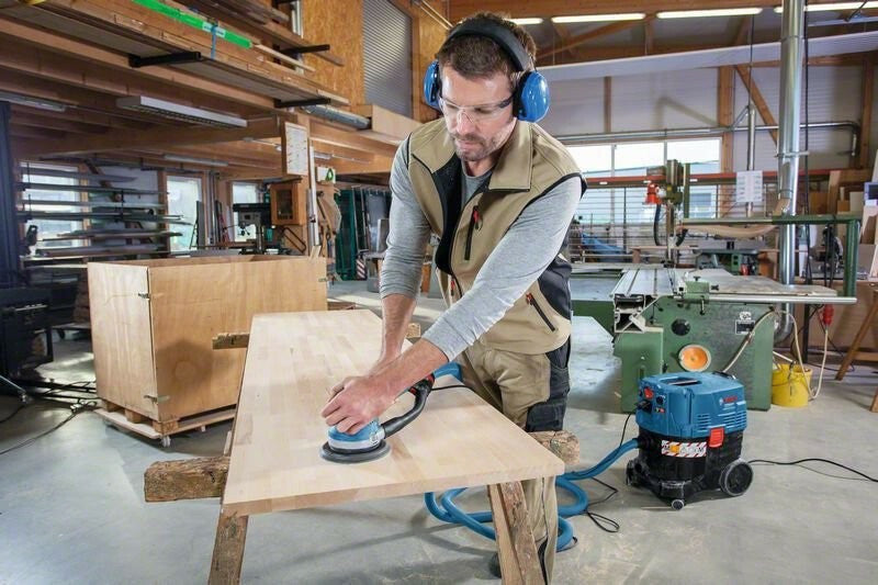 Bosch GET 75-150 Professional Eccentric Sander 150mm Current 750W with Speed Control and with Suction System 19558257
