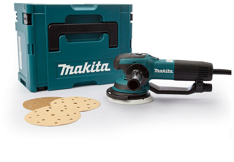 Makita Eccentric Grinder 150mm Power 750W with Speed Control and Suction System BO6050J