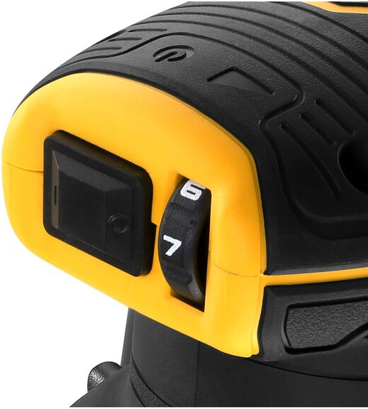 Dewalt Eccentric Grinder 125mm 18V 2x5Ah with Speed Control and with Suction System DCW210P2