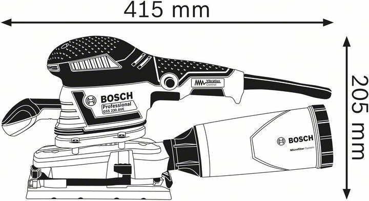 Bosch GSS 230 AVE Professional 300W & L-Boxx 0601292801
