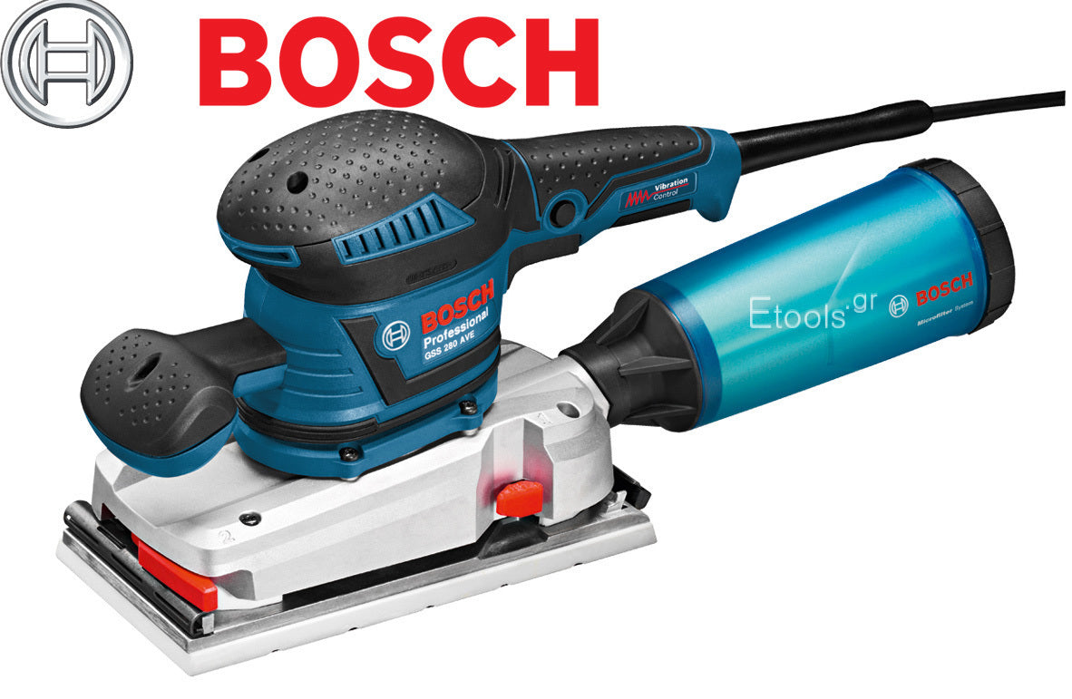 Bosch GSS 280 AVE Professional Pulse Sander 350W with Speed Control and with Suction System 2568877