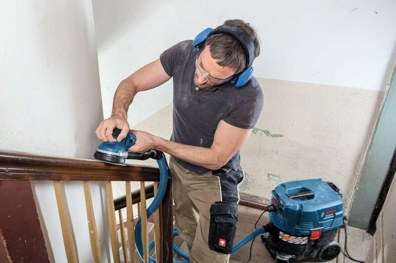 Bosch GET 55-125 Professional Eccentric Sander 125mm Current 550W with Speed Control and with Suction System 19558277
