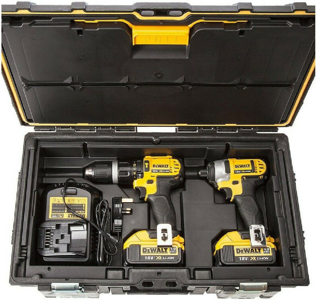 Dewalt 18V Drill & Impact Driver Set with 2x4Ah Batteries and Case DCK285M2