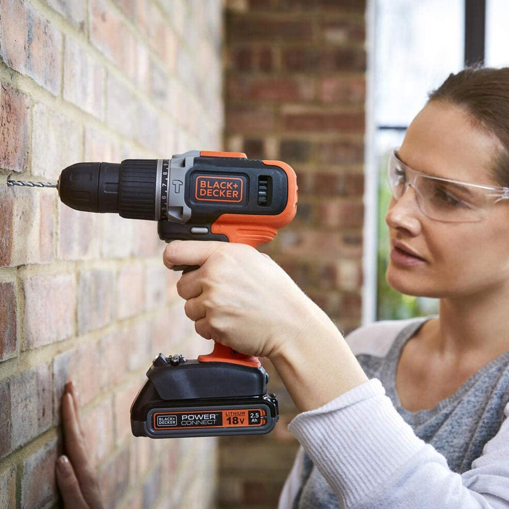 Black & Decker Impact Drill Battery 18V 1x4Ah & 1x2Ah BCD003MEM2K