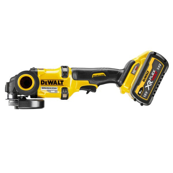 Dewalt Angle Grinder 54V 125mm Battery 2x9Ah DCG418X2