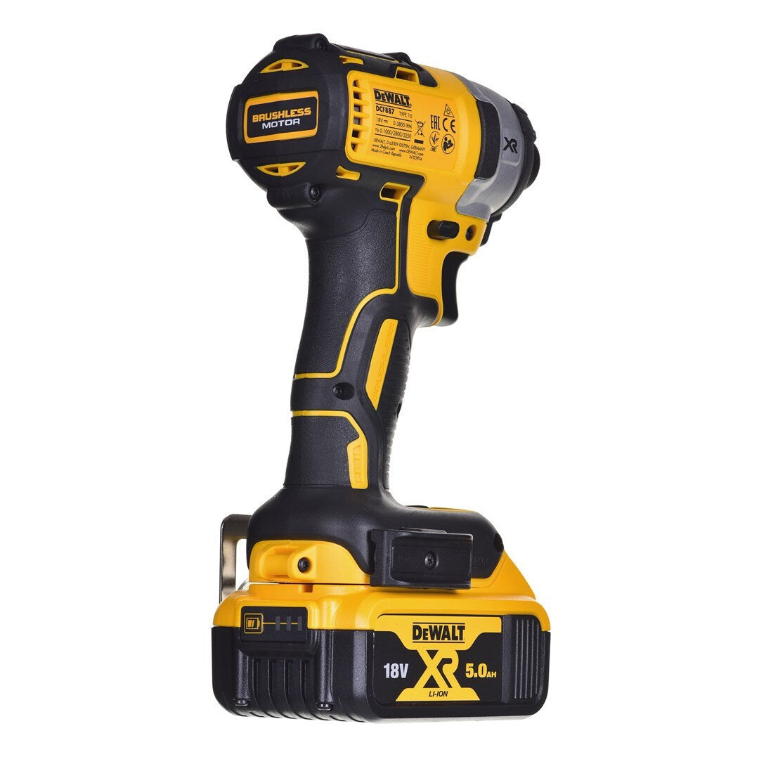 Dewalt 18V Impact Drill & Impact Driver & Gun Set with 3x5Ah Batteries and Case DCK368P3T