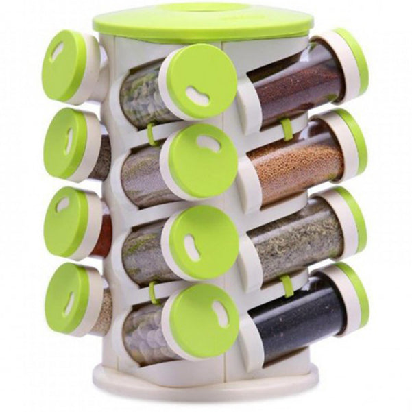 Rotating Spice Rack 16 Pieces - Spice Rack 16 in 1