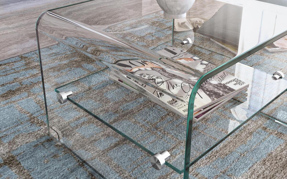Glass coffee table Diamant 1866
