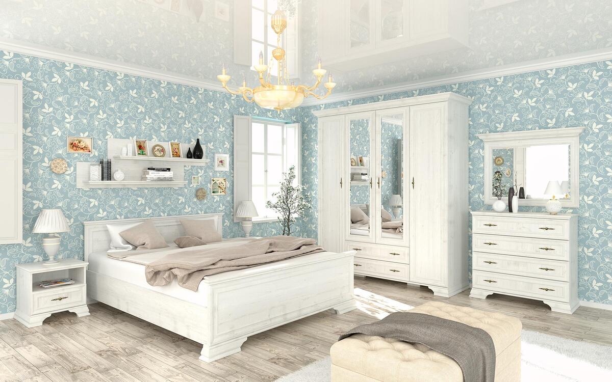 Double bed Alex 160x200 pine andersen lux