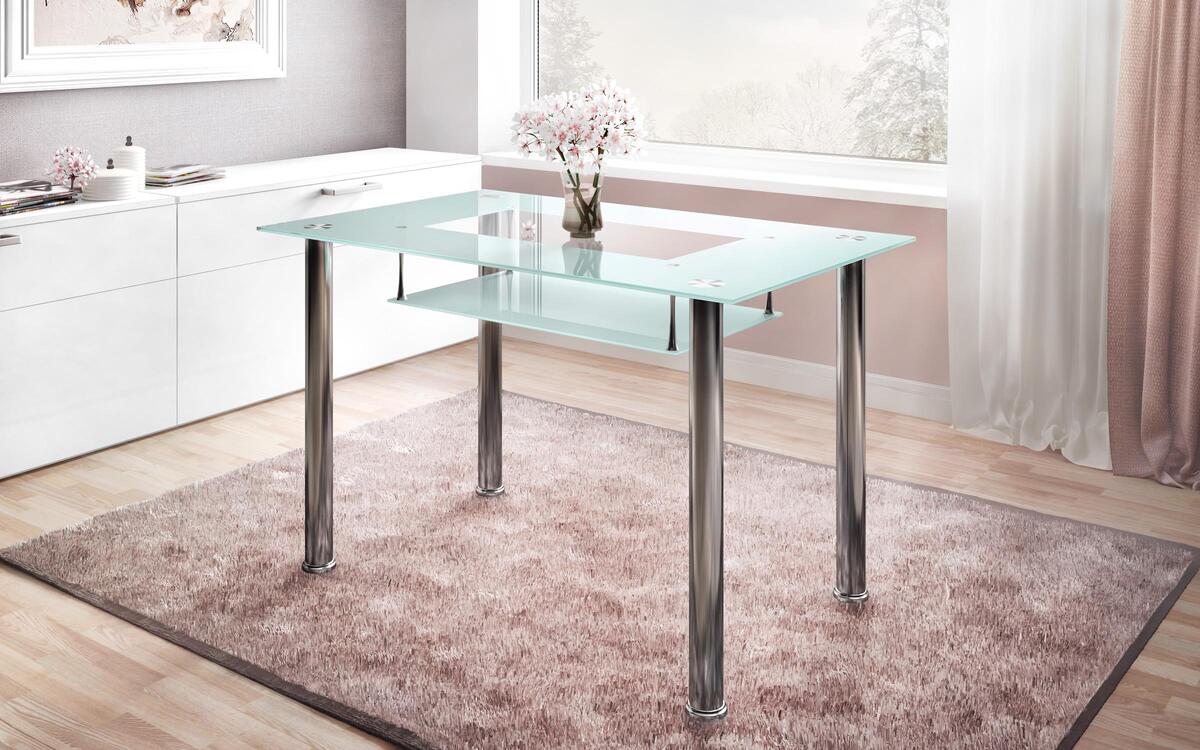 Glass table Armando 3843 white