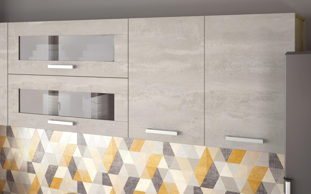Kitchen composition Darvin 2.00 m. oak evok + beton