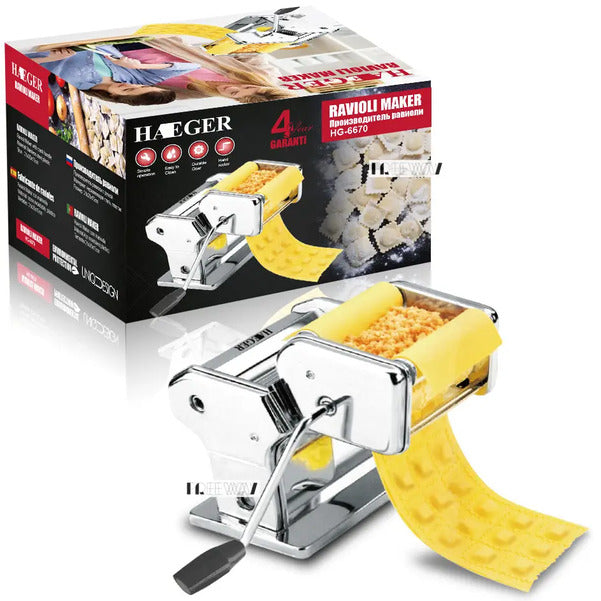 Manual Pasta Ravioli Maker HAEGER HG-6670
