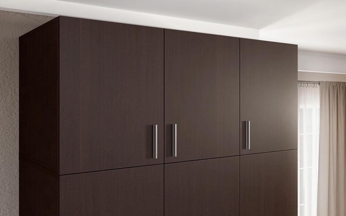Loft 3-leaf wardrobe Tobias 9590 wenge