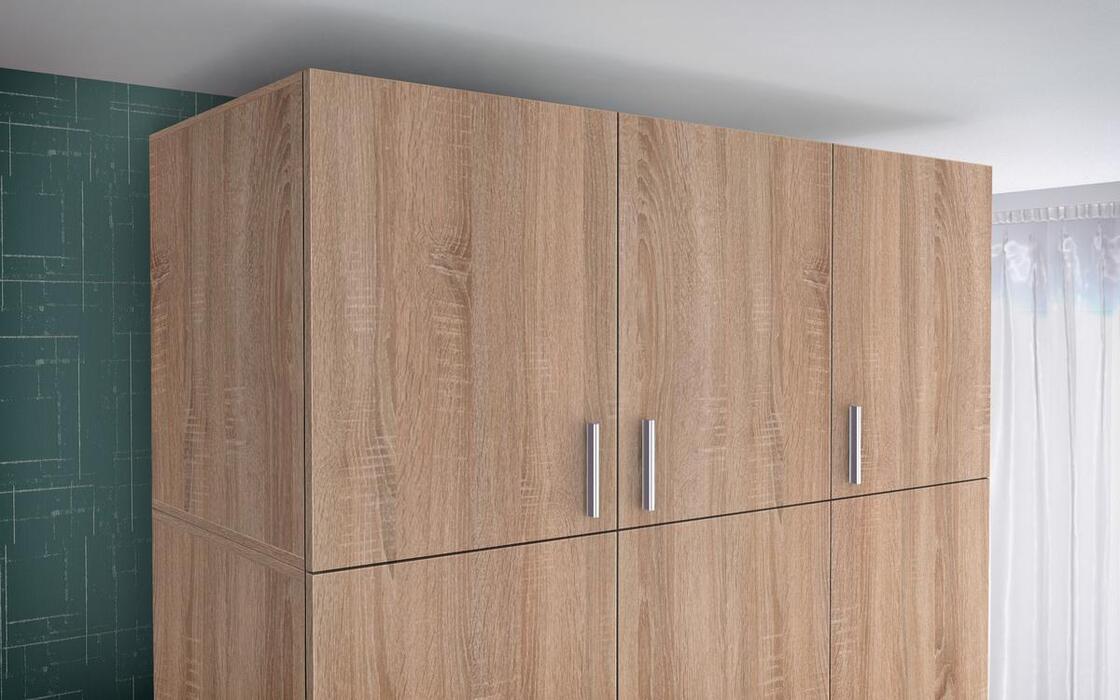 Loft 3-leaf wardrobe Tobias 9590 wenge