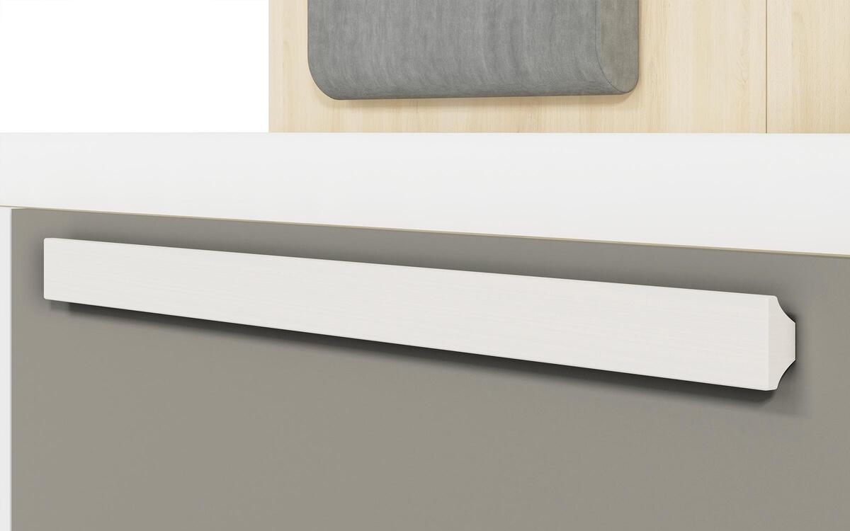 Single bed Senegal 90x200 fjord beech + white + gray platinum
