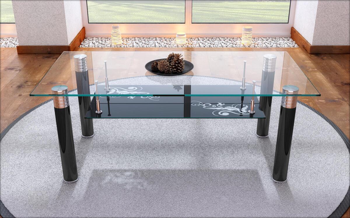 saketi italy - living room glass table lili