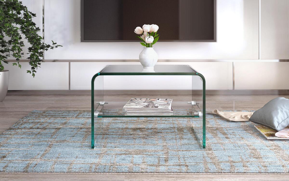 Glass coffee table Diamant 1866