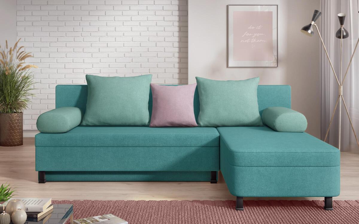 Corner sofa Daniel M 2420 turquoise