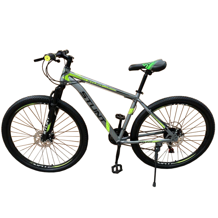 27.5″ Disc Brake Mountain Hardtail Bike STUNT Gray Green STNT275-GREEN