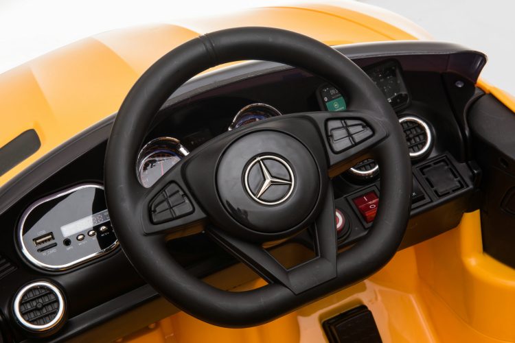 Kids Electric Car Licensed Mercedes-Benz AMG GT Orange 12V