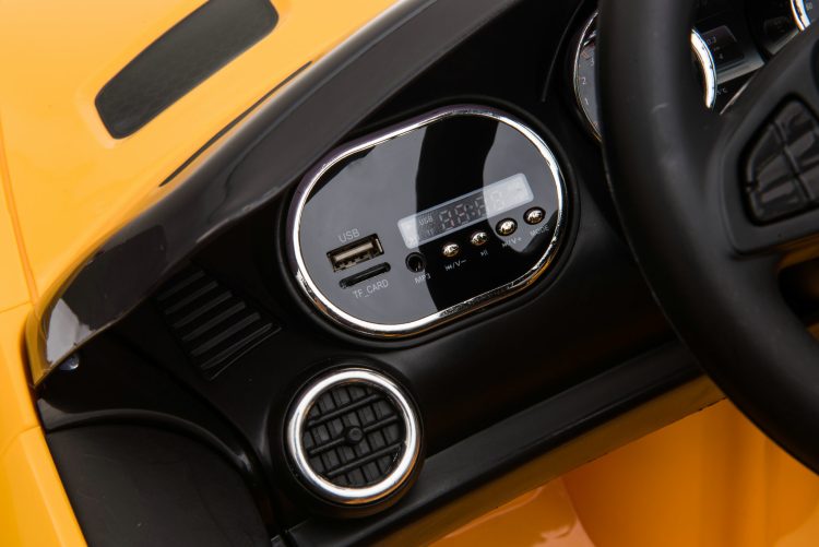 Kids Electric Car Licensed Mercedes-Benz AMG GT Orange 12V