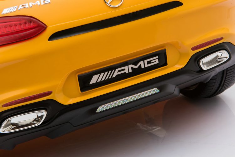 Kids Electric Car Licensed Mercedes-Benz AMG GT Orange 12V