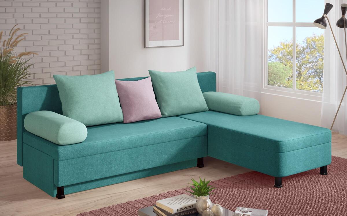 Corner sofa Daniel M 2420 turquoise