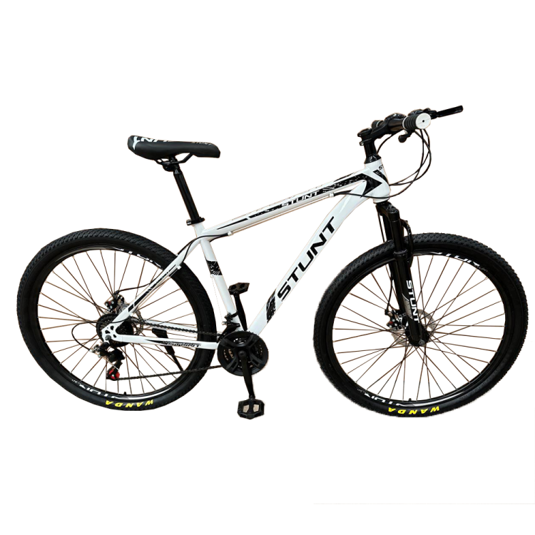 27.5″ Disc Brake Mountain Hardtail Bike STUNT White Black STNT275-WHITE