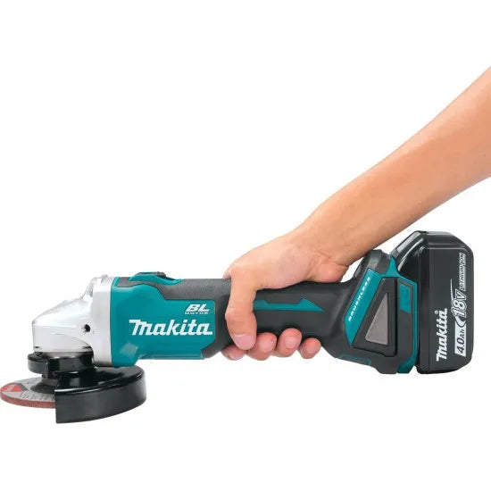 Makita dga404 24V angle grinder with 2 batteries