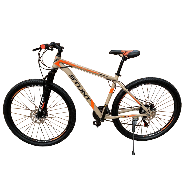 STUNT 29″ Mountain Hardtail Disc Brake Bike Gold Orange STNT290-GOLD