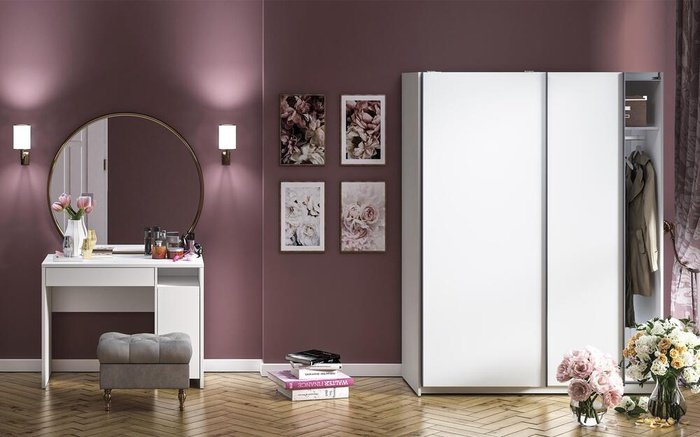 Wardrobe Sebastian 2397 white