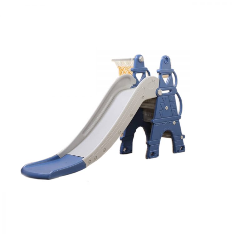 Plastic Slide Children's Gray - Blue AFE01-GB