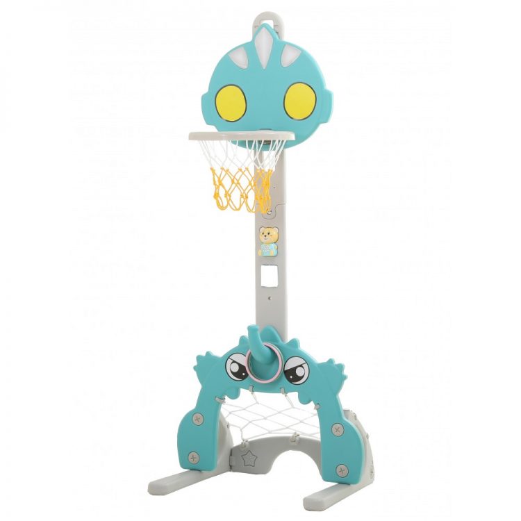 Ultraman Plastic Basketball with Soccer Goal Green ATM01-G