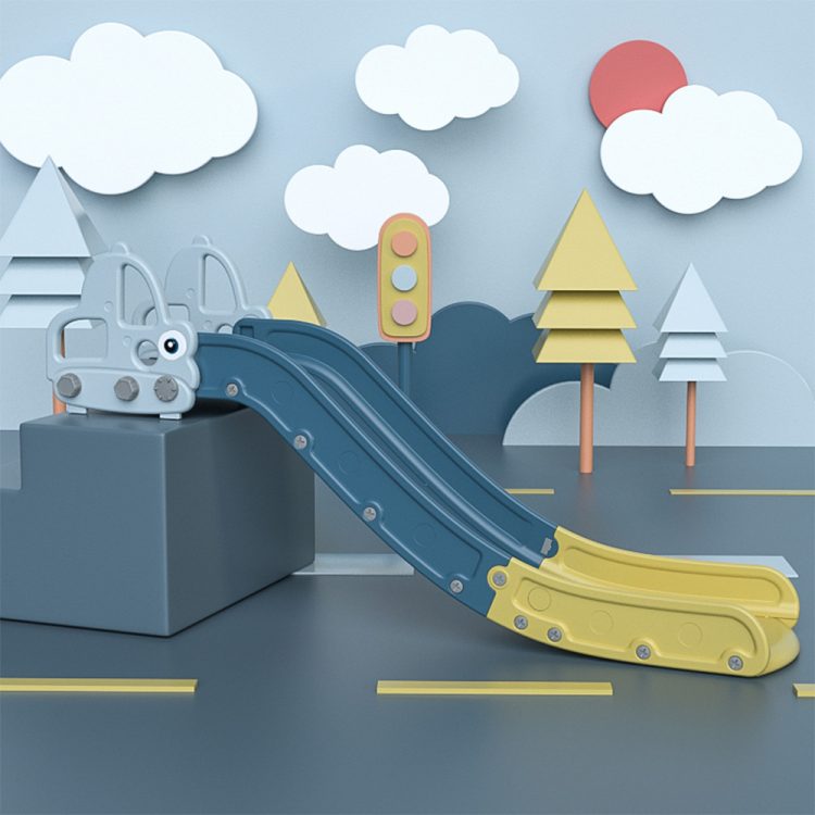 Plastic Slide With Baseless Design Blue CY01-B