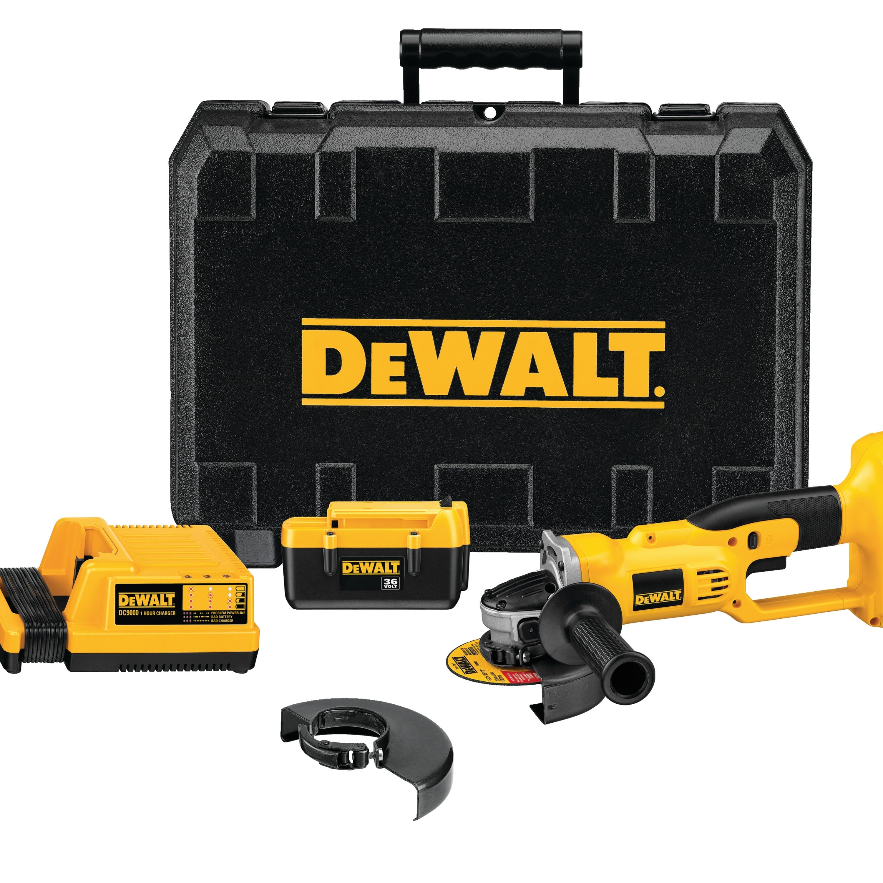 Dewalt Angle Grinder 36V 125mm Battery 2x2.2Ah DC415KL