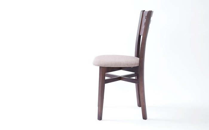 Wayne chair 2551 walnut with mocca seat