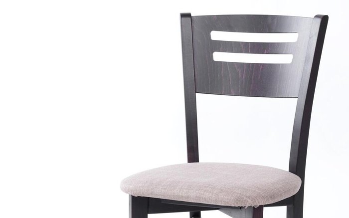 Wayne 2551 wenge chair with mocca seat