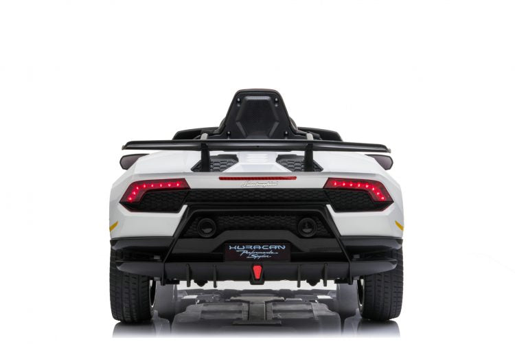 Kids Electric Car Lamborghini Huracan Licensed original with MP3 and remote control 12V White