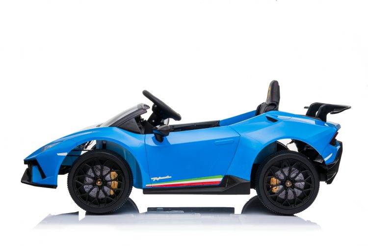 Kids Electric Car Lamborghini Huracan Licensed original with MP3 and remote control 12V Blue