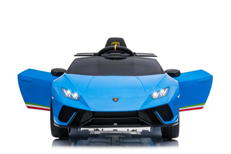 Kids Electric Car Lamborghini Huracan Licensed original with MP3 and remote control 12V Blue