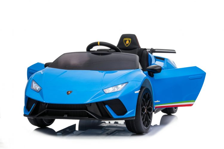 Kids Electric Car Lamborghini Huracan Licensed original with MP3 and remote control 12V Blue