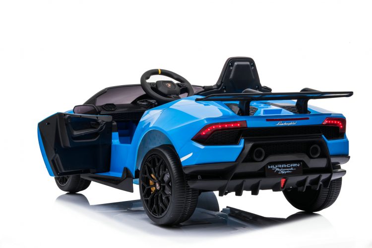 Kids Electric Car Lamborghini Huracan Licensed original with MP3 and remote control 12V Blue