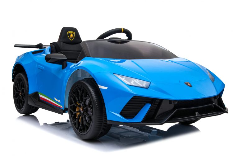 Kids Electric Car Lamborghini Huracan Licensed original with MP3 and remote control 12V Blue