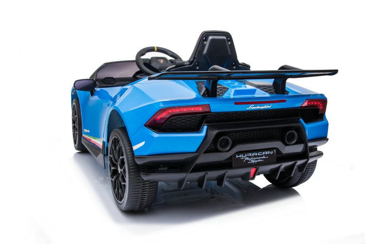 Kids Electric Car Lamborghini Huracan Licensed original with MP3 and remote control 12V Blue