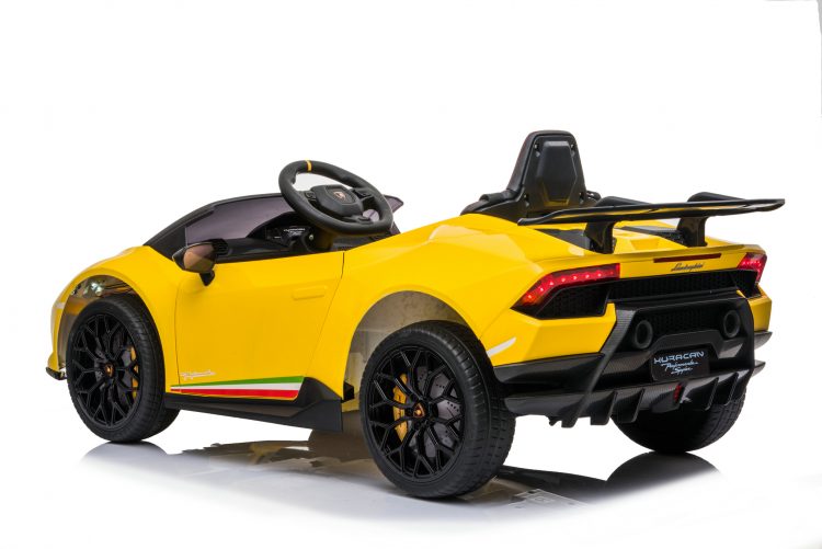Kids Electric Car Lamborghini Huracan 12V Yellow