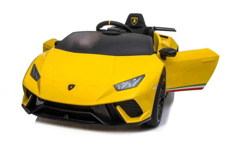Kids Electric Car Lamborghini Huracan 12V Yellow