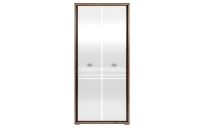 Wardrobe Gorgon 1940 walnut + white glossy