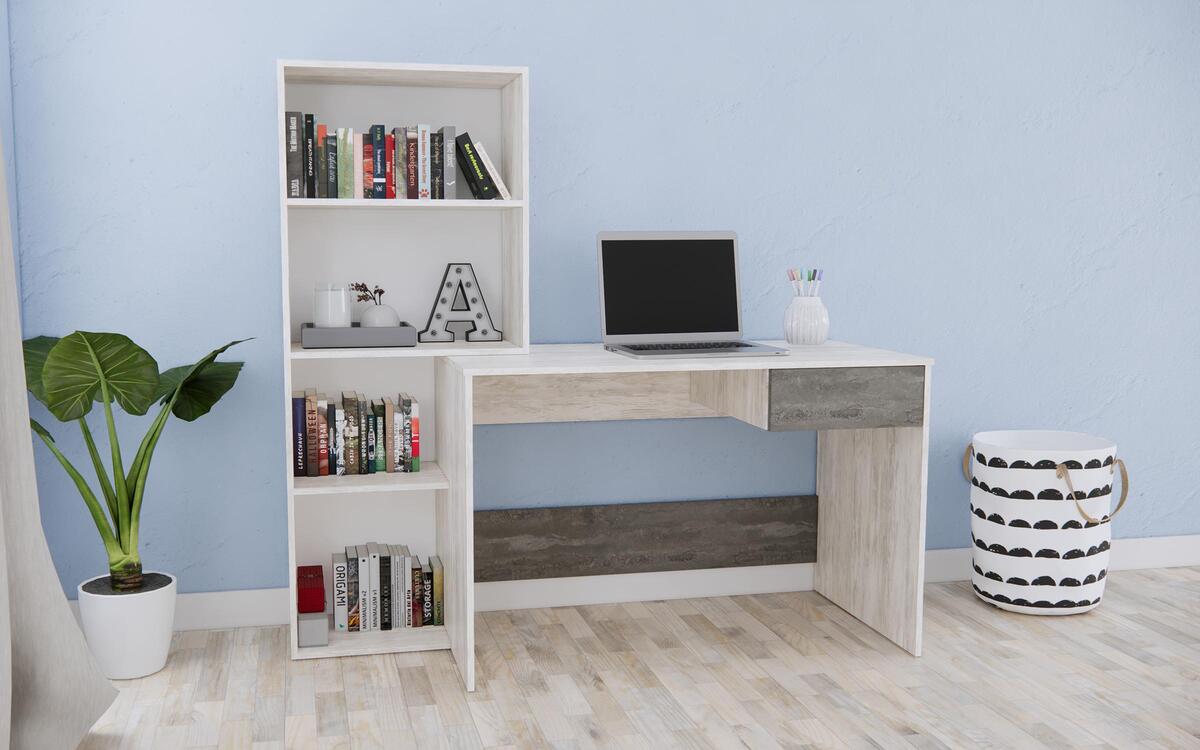 Office Monica 1665 oak vottan + black