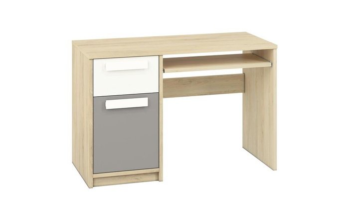 Office Kate 9789 fjord beech + white + platinum grey