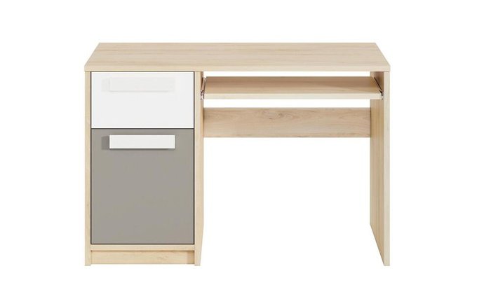 Office Kate 9789 fjord beech + white + platinum grey